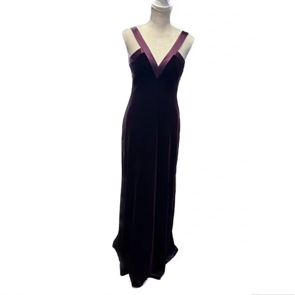 lulus black formal dress Eggplant Floral Tulle Maxi Dress With Criss Cross Back